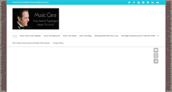 Desktop Screenshot of musiccare.net