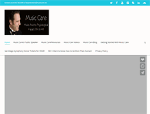 Tablet Screenshot of musiccare.net